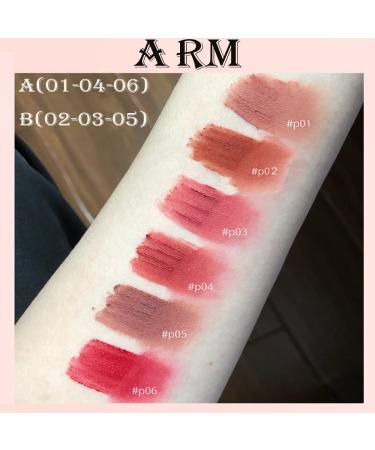 Sitovely 3 Colors Velvet Mousse Lipstick Set | Long-Lasting Matte Lip Gloss | Waterproof Lip Tint Makeup Kit | Gradient Gift Box | Mud Texture (B) - Buy Online on GoSupps.com