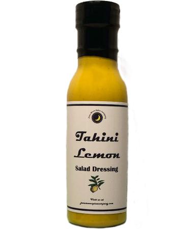 Premium | TAHINI LEMON Salad Dressing | Cholesterol Free | Low Sodium | Crafted in Small Batches with Farm Fresh SPICES for Premium Flavor and Zest