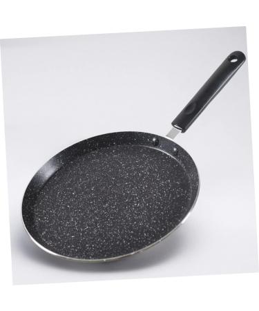 1pc Maifan Stone Pan Halberd Pot Flat Skillet Stainless Steel Frying Pan with Lid Ceramic Frying Pan with Lid Breakfast Frying Pan Egg Cooker Pan Pancake Making Pan Frying Pan Pink ( Color : Black S 37.2X21.5CM Black - Buy Online on GoSupps.com