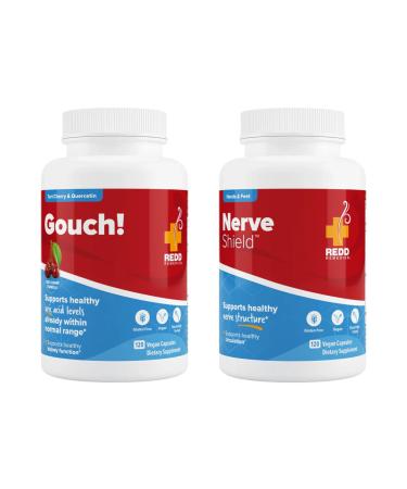 Redd Remedies Gouch! 120 Capsules and Nerve Shield 120 Capsules
