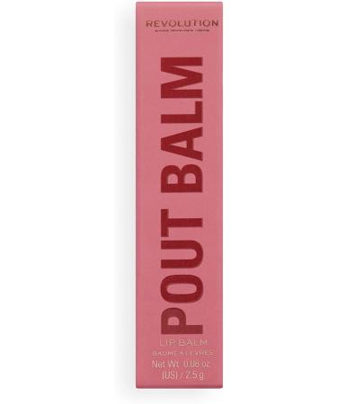  Revolution Beauty London Makeup Revolution London Pout Balm Plumping and Moisturizing Lip Balm Shiny Pink 2.5 g - Buy Online on GoSupps.com