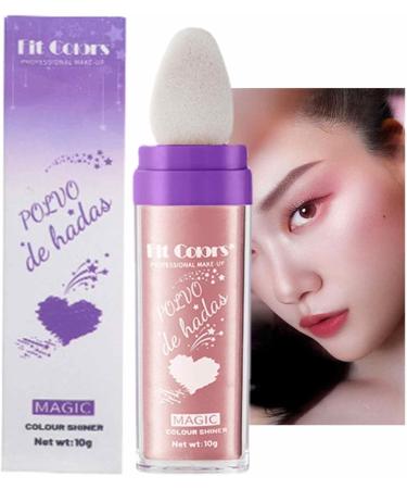 Loose Highlighter Powder | Face and Body Brightening Stick - Easy Apply Sparkly Shimmery Highlighter for Neck Chest Face Lips 03# - Buy Online on GoSupps.com