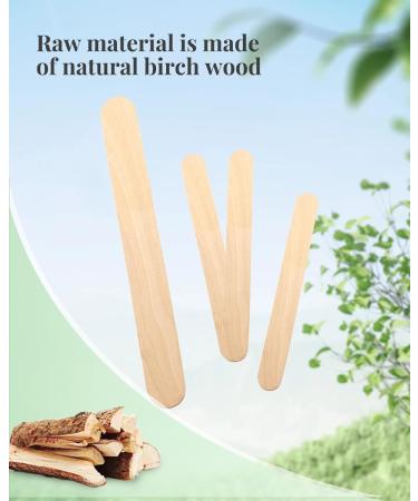 50pcs Wooden Wax Sticks - Disposable Hair Removal Applicator Spatulas for Full Body Waxing | International Shipping Available - Buy Online on GoSupps.com