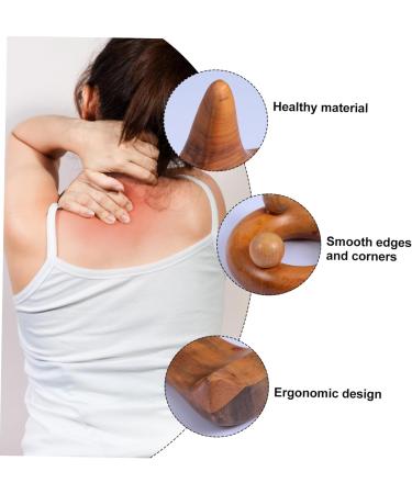 FRCOLOR 10-Pack Sandalwood Triangular Gua Sha Massage Device | Neck & Foot Massage Cushion | Health Massage Board Spa - Buy Online on GoSupps.com