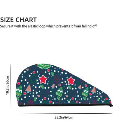 Hair Towel Wrap - Fast-Drying Towel Turban with Button for Quick Hair Drying | Perfect Christmas Gift - Buy Online on GoSupps.com