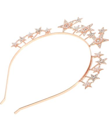 FRCOLOR Rhinestone Star Headband Bridal Tiara and Crowns Headband Star Headdress Goddess Angel Halo Hair Band Star Hair Accessories - Buy Online on GoSupps.com