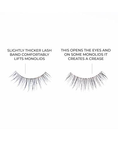 False Lashes for Monolids Starter Kit | Natural Eyelid Lifting Strips & Adhesive | Best Lashes for Asian Eyes - Hannah Cho Beauty - Buy Online on GoSupps.com