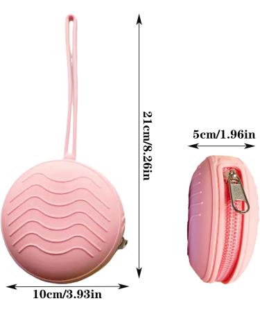 Buy Bustlwor Silicone Pacifier Box - 2 Piece Dustproof Storage Case for Pacifiers Coins & More | Pink & Gray - International Shipping Available - Buy Online on GoSupps.com