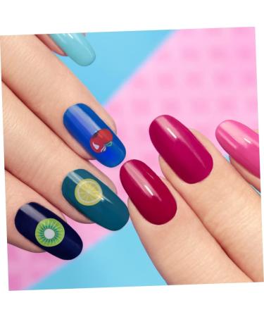 FRCOLOR 4800 Pieces 12 Fruit Discs Nail Art Accessories Resin Pendants Flowers Nail Decals Nail Manicure Fruit Discs Nail Resin Ornaments Nails Flower Decoration Decorations - Buy Online on GoSupps.com