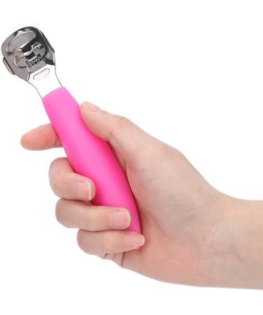 Stainless Steel Callus Shaver Remover - Effective Hard Skin Trimmers & Pedicure Foot File Tool in Pink | International Shipping - Buy Online on GoSupps.com