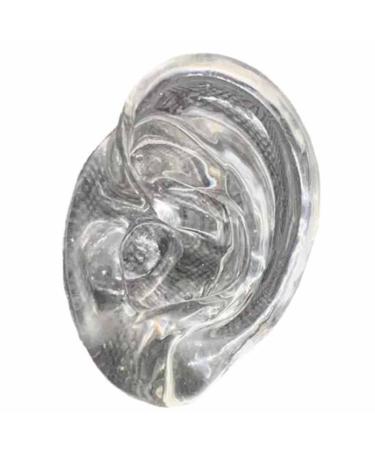 Soft silicone ear model-Simulation-Silicone ear model-for acupuncture science class anatomical office and science studies (left ear)
