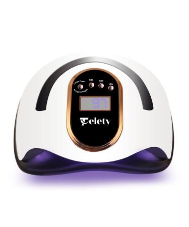 UV Led Nail Lamp 168W Nail Dryer UV Light for Shellac Manicure Gel with 4 Timers LCD Display USB Plug Nail Light DIY Tools for Beginners Home Salon Use