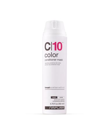NAPURA C10 Hair Conditioner for Color Treated Hair (6.76 fl oz) - Color Protecting Mask for All Hair Types with Silk Microproteins Improves Elasticity & Prevents Color Fade - Sulfate Free Care C10 Color Protecting Conditioner 6.76 fl oz 200 ml
