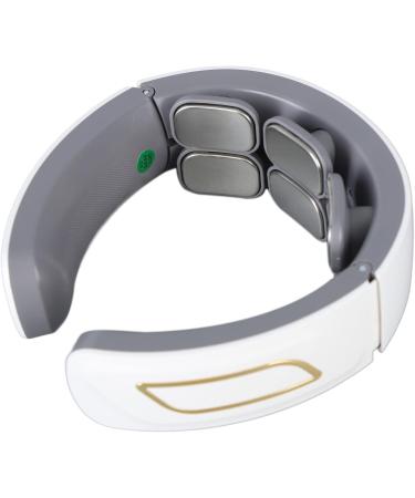Neck Massage Device - Wireless Electrical Neck Massager for Men & Women | Adjustable Lymphatic Drainage Relief & Tiredness Reduction - Buy Online on GoSupps.com