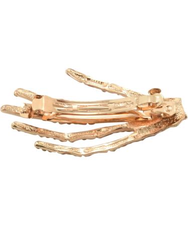 Punk Rock Devil Skeleton Hand Hair (Gold 1pc) - Buy Online on GoSupps.com