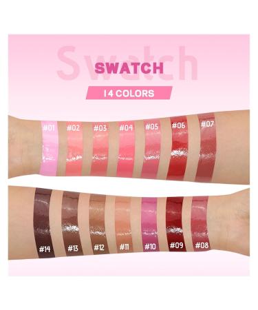 Buy Lip Glaze Ginger Lip Gloss - Moisturizing Long-Lasting Non-Sticky Lipstick (Color: 13) - Shop Internationally - Buy Online on GoSupps.com