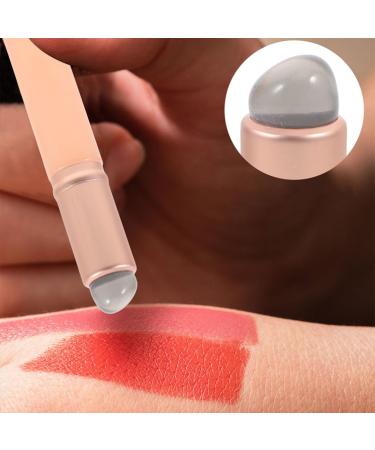 Healeved 4Pcs Silicone Lip Brushes - Round Head Makeup Applicator for Lipstick & Lip Gloss | Beauty Tool for Women & Girls | International Shipping Available - Buy Online on GoSupps.com