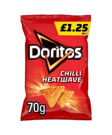 Doritos CHILLI HEATWAVE Tortilla Crisps 15 x 70g PMP