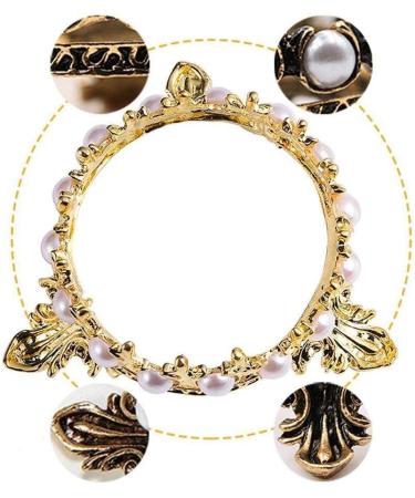 Brush Stand Organizer Exquisite Crown Pearl Creative Portable Makeup Brushes Nail Art Painting Pen Holder Manicure Nail Art Tool SilverFashion Processed - Buy Online on GoSupps.com