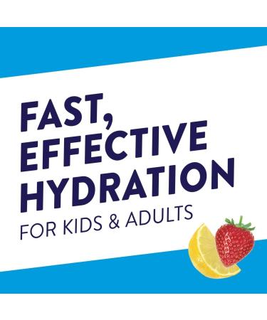 Pedialyte Strawberry Lemonade Electrolyte Powder - 6 Count Pack of 1, 0.6 oz Packs for Hydration - Buy Online on GoSupps.com