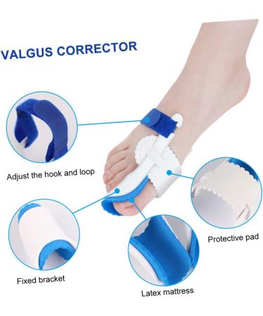 Healeved 6-Piece Toe Nail & Bunion Protector Set - Pedicure Stand, Thumb Splint, Toe Dividers - Assorted Colors - 13X6cm - Buy Online on GoSupps.com