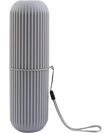 Travel Toothbrush Case - Dustproof Holder for Trips & Camping | Unisex Gray Perfect for Travel & Business - Buy Online on GoSupps.com