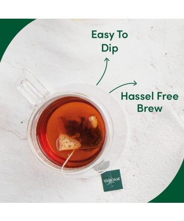 VAHDAM Original Masala Chai Tea Bags - 100 Pyramid Tea Bags with Real & Natural Spices - Cardamom, Cinnamon, Black Pepper, Cloves | Brew Authentic Chai Latte - Buy Online on GoSupps.com