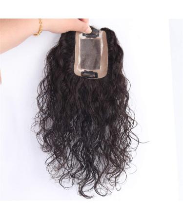 Curly Human Hair Topper - Hand Knotted Clip-On for Women's Thinning Hair | International Shipping - Buy Online on GoSupps.com