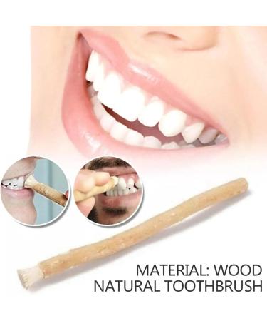 Original Color Miswa Wooden Toothbrush - Versatile Hygiene Tool for Home Travel & Office - Buy Online on GoSupps.com