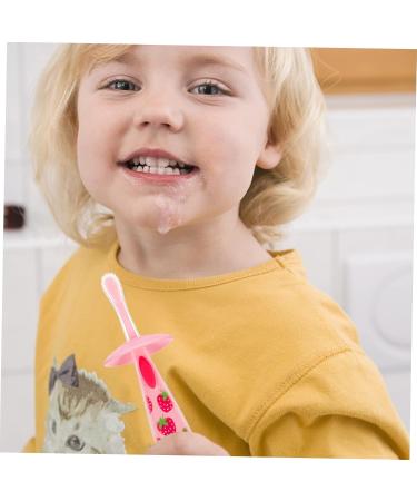 Buy Healvian 2ST Portable Travel Toothbrush for Children | Manual Tooth Cleaning Tool | Essential Travel Accessories in Pink - Buy Online on GoSupps.com