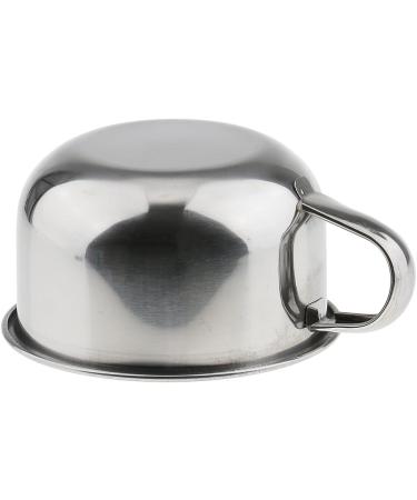 Baosity 5 Pc Stainless Steel Barber Shaving Mug Bowl Soap Cup Set for Men - Buy Online on GoSupps.com