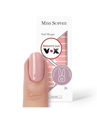 Original Miss Sophie Nail Foils Sugar Babe I 24 Ultra-D nne nail polish strip in single color in Nude I for finger & toenails I sticks to natural and painted acrylic gel & shellac nails Sugar Babe 24 - Buy Online on GoSupps.com