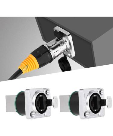 Connecteurs Coud s RJ45 8 P les Moulage par Injection T te Ronde en Cristal Prise D'aviation 2 Pi ces - Buy Online on GoSupps.com