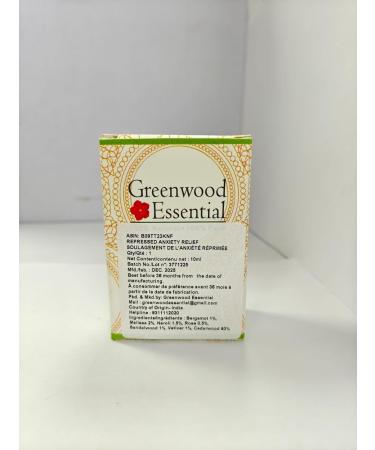 Greenwood Essential REPRESSED Relief - Aromatherapy Essential Oil Blend of Bergamot, Melissa, Neroli, Rose, Sandalwood, Vetiver & Cedarwood Essential Oils 10ml (0.33 oz) by Greenwood - Buy Online on GoSupps.com