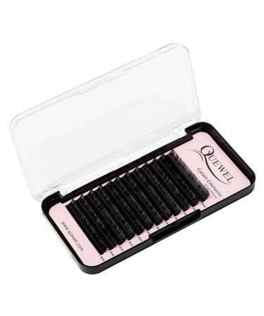 QUEWEL Easy Fan Volume Lash Extensions | .05mm C Curl 9mm Rapid Blooming Lashes | Matte Black Volume Eyelash Extensions | Mix Lengths 8-18mm | Perfect for Professionals - Buy Online on GoSupps.com