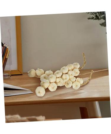 Alipis 12 Pcs Artificial Plants for Outdoors Garlic Hanging Artificial Home Decor Fake Carrots Vegetable Realistic Plant Indoor Artificial Trees for Outdoors Pendant Household White Child Whitex6pcs 11.45cmx6pcs - Buy Online on GoSupps.com