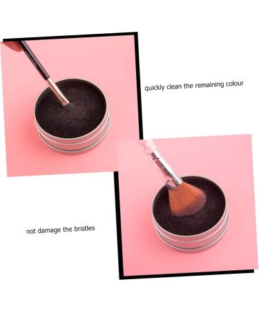 Didiseaon Makeup Sponge Cleaning Tool Set - Heart Shaped Glass Dish & Activated Carbon Sponge for Cosmetics - Buy Online on GoSupps.com