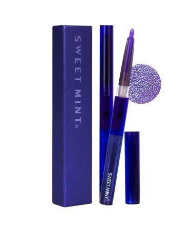 Purple Blue Gold Glitter Eyeliner Pencil - Waterproof Mermaid Makeup - Long-Lasting Metallic Highlight 03 - Buy Online on GoSupps.com