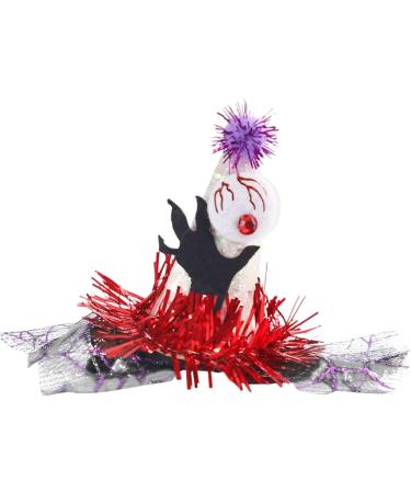 Halloween Clips | Black Glittery Animal Gauze Hairpin - Halloween Headdress Decor Non-slip Holiday Black Glittery Hairpin for Adults Kids - Buy Online on GoSupps.com