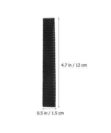 Frcolor 50pcs Makeup Brush Mesh Cover - Protective Net Sleeve Guards for Cosmetics (Black) | International Shipping - Buy Online on GoSupps.com