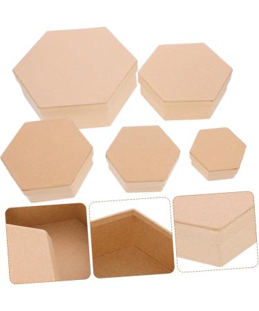 Alipis 1 set boxes Lids Blank Wedding Jewelry Festival Cake Hexagon Cookie Containers with of - Buy Online on GoSupps.com