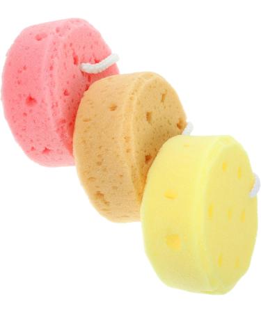 FOMIYES 6 pcs Exfoliating Bath Sponge Set - Soft Pink Body Scrubber for Women - Perfect Shower Accessory - Buy Online on GoSupps.com