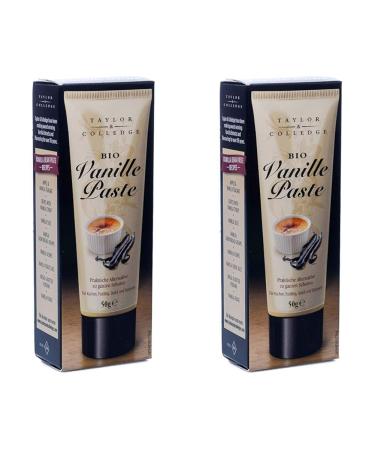 Taylor & Colledge Organic Vanilla Paste from the tube 50 g (pack of 2) 50 g (pack of 2)