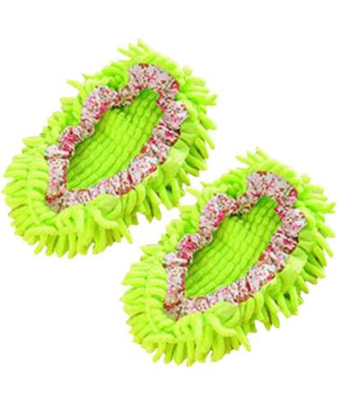 Stevlogs 2pcs Floor Mopping Shoe Floor Mopper Slipper Home Floor Cleaner Cleaning Foot Socks Green - Buy Online on GoSupps.com