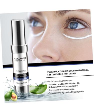 PACKOVE 2 Pieces Moisturizing Aging Eye Gel Reduces Wrinkles Circles Suitable for Home Natural Ingredients Such as Aloe Extract Hydrolyzed Collagen - Buy Online on GoSupps.com