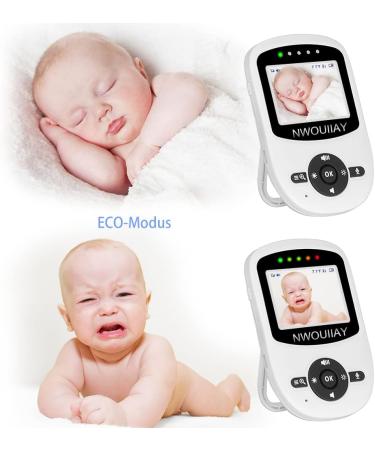 NWOUIIAY Baby Phone Monitor - 2.4GHz HD Camera with Night Vision & Intercom | Best International Shipping - Buy Online on GoSupps.com