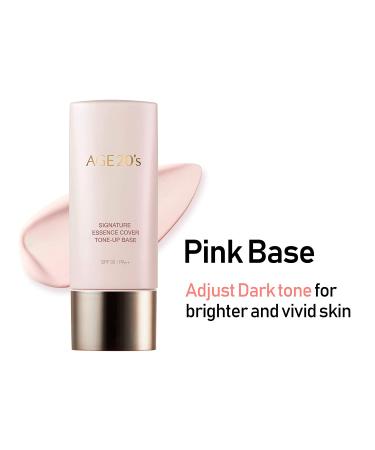 AGE 20's Brightening Pink Tone Up Base with 71% Hydrating Essence SPF35 PA++ Primer - Korean Makeup (1.35 fl. oz) - Buy Online on GoSupps.com