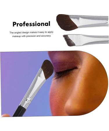 BELLIFFY 4 Pcs Angled Eyeliner Brush Eyeshadow Brush Angled Makeup Brush Small Concealer Brush Flat Concealer Brush Nose Contour Brush Brow Brush Under Eye Concealer Brush Cosmetic Brush - Buy Online on GoSupps.com