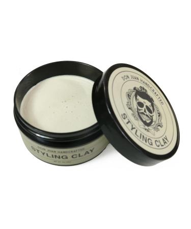 Don Juan Handcrafted Styling Clay Pomade 4oz - Medium Hold - Matte Finish - Water Based - Summer Breeze Scent - Buy Online on GoSupps.com