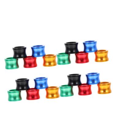 BESPORTBLE 80 Pcs Pigeon Foot Ring Metal Brackets Kickstand Chicken Wite Parrot Pigeon Gear Aluminum Poultry 0.8X0.8X0.8CMx4pcs As Shownx4pcs